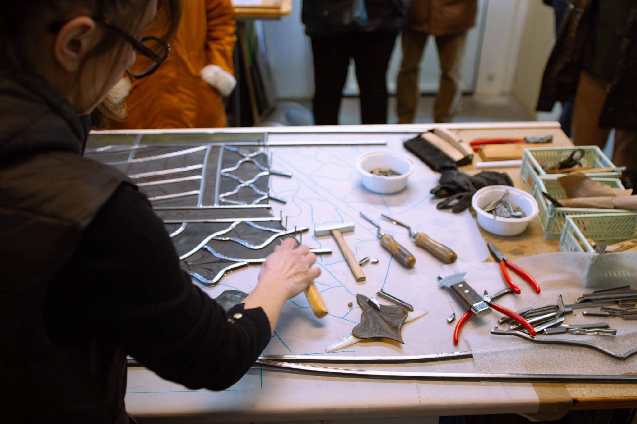 Visite de l'atelier de vitraux Clair de lumières - A2I